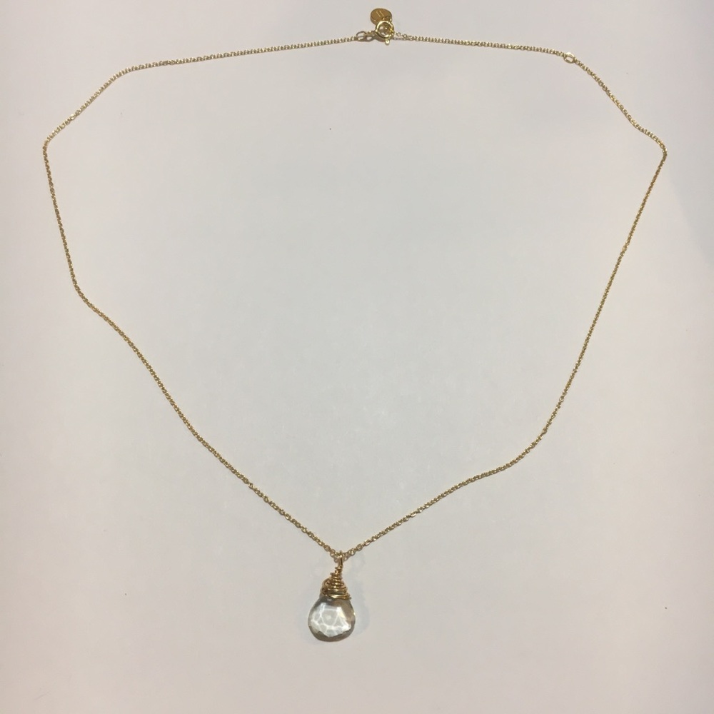 Green amethyst necklace